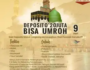 Sesuai Sunnah,Harga Travel Umroh & Haji Plus Vip Payakumbuh Batam Jogja Umroh United Bangkalan