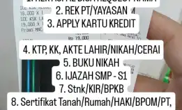 Jasa Rekening Aspal Request Nama, Jasa Sertifikat Dan Dokumen Aspal Ijazah Ktp Bpkb Stnk