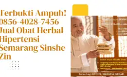 Jaminan Kualitas! 0856-4028-7456 Jual Obat Herbal Hipertensi Semarang Sinshe Zin