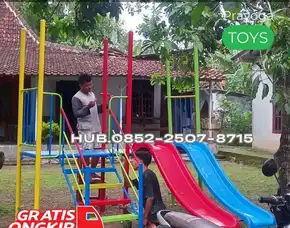 Desain Ayunan Besi Minimalis Terbaru Dan Mainan Panjat Tali Kec Sanden Bantul