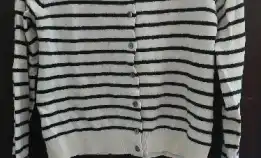 Cardigan Crop Stripes