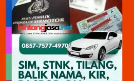 0857-7577-4970 Biro Jasa Stnk Hilang Jakarta Barat Bayar Setelah Selesai