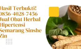 Hasil Terbukti! 0856-4028-7456 Jual Obat Herbal Hipertensi Semarang Sinshe Zin