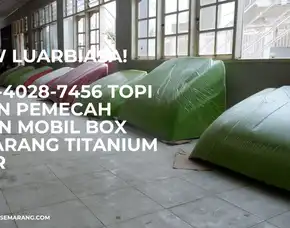 Wow Luarbiasa! 0856-4028-7456 Topi Kabin Pemecah Angin Mobil Box Semarang Titanium Fiber