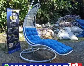 Ayunan Satu Penyangga Rotan Sintetis