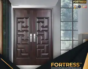 (Fortress) Pintu Kamar Tidur Yang Bagus Motif Kayu Di Palu