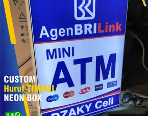 Papan Nama Akrilik Neon Box Jatinangor - Sumedang