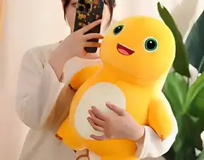 Boneka Dino Kuning Naloong Bahan Yelvo Halus Lembut Ber Sni Boneka Anak Kado Ulangtahun Anak