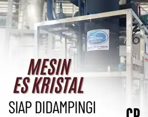 Mesin Buat Es Kristal, Mesin Es Batu Kristal 100 Kg, Bolaang Mongondow Timur Sulut