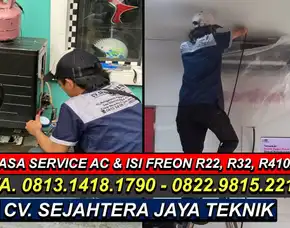 Jasa Service Ac Daikin Panasonic Cibadak, Tanah Sareal, Bogor, Terdekat - Cv. Sejahtera Jaya Teknik