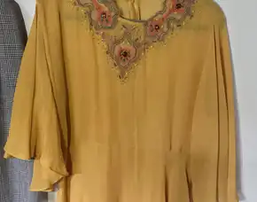Blouse Mix Bordir Semi Transparan Mewah