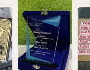 Eksentrik 081-332-324-774 Supplier Kerajinan Akrilik Pajangan Miniatur  Dekorasi Pekalongan Depok Staronyx Bangkalan