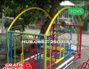 Contoh Ayunan Besi Custom Dan Perosotan Anak Kec Durenan Trenggalek