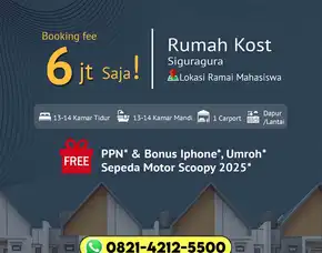 Strategis T821-4212-5500 Rumah Dijual Graha Agung Malang