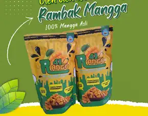Camilan Keripik Mangga 1 Kg Tanpa Pengawet