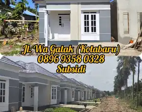 Rumah Subsidi Murah Kotabaru Pontianak,Rumah Subsidi Dekat Rumah Radank Kotabaru