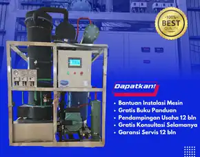 Mesin Es Kristal 1 Ton Toli-Toli, Sulteng
