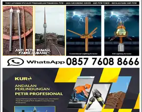 Toko Penangkal Petir Di Sinargalih ~ Tamansari ^ Bogor [] Ahli Pemasangan Anti Petir Rumah