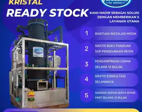 Mesin Es Batu Kristal 100 Kg, Takalar Sulsel