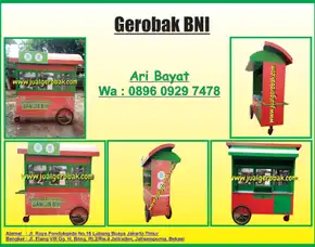 Produsen  Jual Gerobak Kayu Dan Besi Murah Terdekat Jakarta (Model Gerobak Bni)