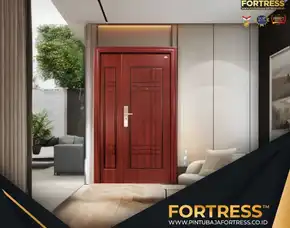 (Fortress) Pintu Dari Baja Ringan 2 Daun Di Palu