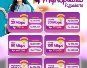 Promo Wifi My Republic Unlimited Jogja, Wa 085179755925