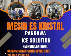 Mesin Es Kristal 1 Ton, Kota Ambon