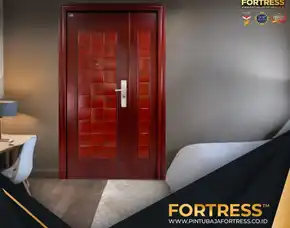 (Fortress) Pintu Kamar Tidur Dari Besi 1 Daun Di Palu
