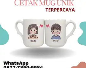 Terpercaya, Wa./Call 0877-7850-5584, Cetak Mug Unik