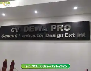 3d Huruf Timbul Stainless Purwakarta