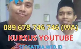 Kursus Youtuber Cikarang Murah & Terbukti Hasil ! 089678746746 Buruan