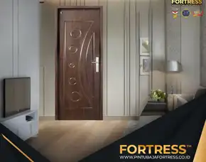 (Fortress) Pintu Samping Besi Minimalis 1 Daun Di Palu