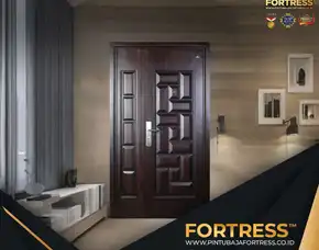 (Fortress) Pintu Dari Baja Ringan 1 Daun Di Palu