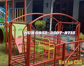 Desain Model Ayunan Besi Anak Pas Untuk Taman Rumah Depan Mlonggo Jepara