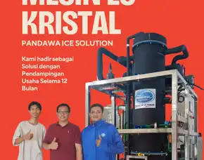 Mesin Es Kristal 1 Ton, Konawe Selatan, Sultra