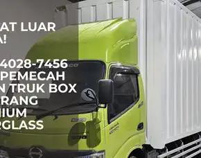 Sangat Luar Biasa! 0856-4028-7456 Jual Pemecah Angin Truk Box Semarang Titanium Fiberglass