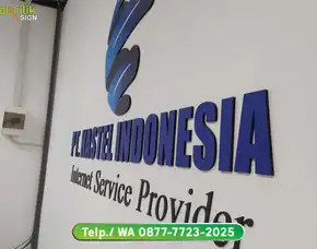 Logo Perusahaan/ Jasa Plang Huruf Timbul Karawang