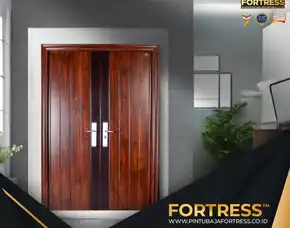 (Fortress) Pintu Kamar Baja Ringan 1 Daun Di Palu