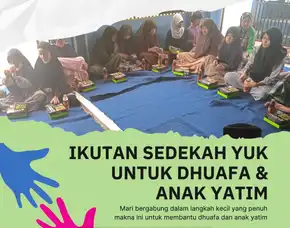 Bersama Bantu Anak Yatim Di Hulu Sungai Utara