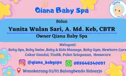 Spa Premium, Wa 0856-4634-0051,  Therapis  Baby Spa Sidoarjo  Qiana Baby Spa