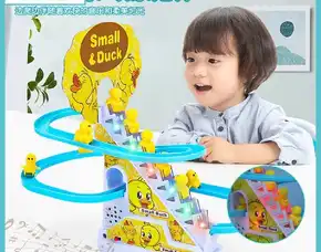 Mainan Anak Seluncur Tangga Music - Track Racing Seluncur
