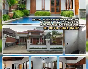Dijual Rumah Mewah Eksklusif Di Pusat κοτα Yogyakarta.Kawasan Elit & Strategis.H: 0878*3941*0497