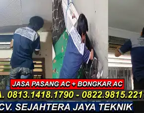 Wa. 081314181790 - 082298152217 Jasa Bongkar Pasang Ac Panasonic, Daikin Bekasi Terdekat 24 Jam Cv. Sejahtera Jaya Teknik