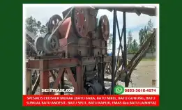 Hub. 0853.3616.4074, Kontraktor Mesin Crusher Alat Penghancur Batu Kapur Gamping Tuban