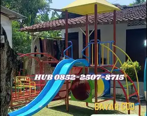 Contoh Ayunan Besi Anak Dan Perosotan Untuk Taman Rumah Belakang Kec Karanglewas Banyumas