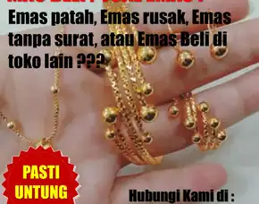 Pasti Untung, Jual Perhiasan Tanpa Surat Kabupaten Sidoarjo Prambon