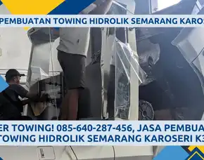 Towing Garang, Jasa Pembuatan Towing Hidrolik Semarang Karoseri K3