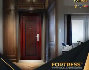 (Fortress) Pintu Besi Fortress 1 Daun Di Palu