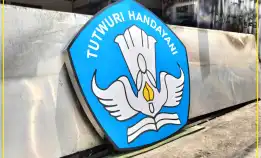 Logo Huruf Timbul Sekolah/ Logo Tut Wuri Handayani