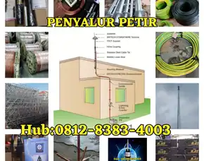 Pasang Grounding Petir Arde Listrik Penggarangan Lebak Banten .
